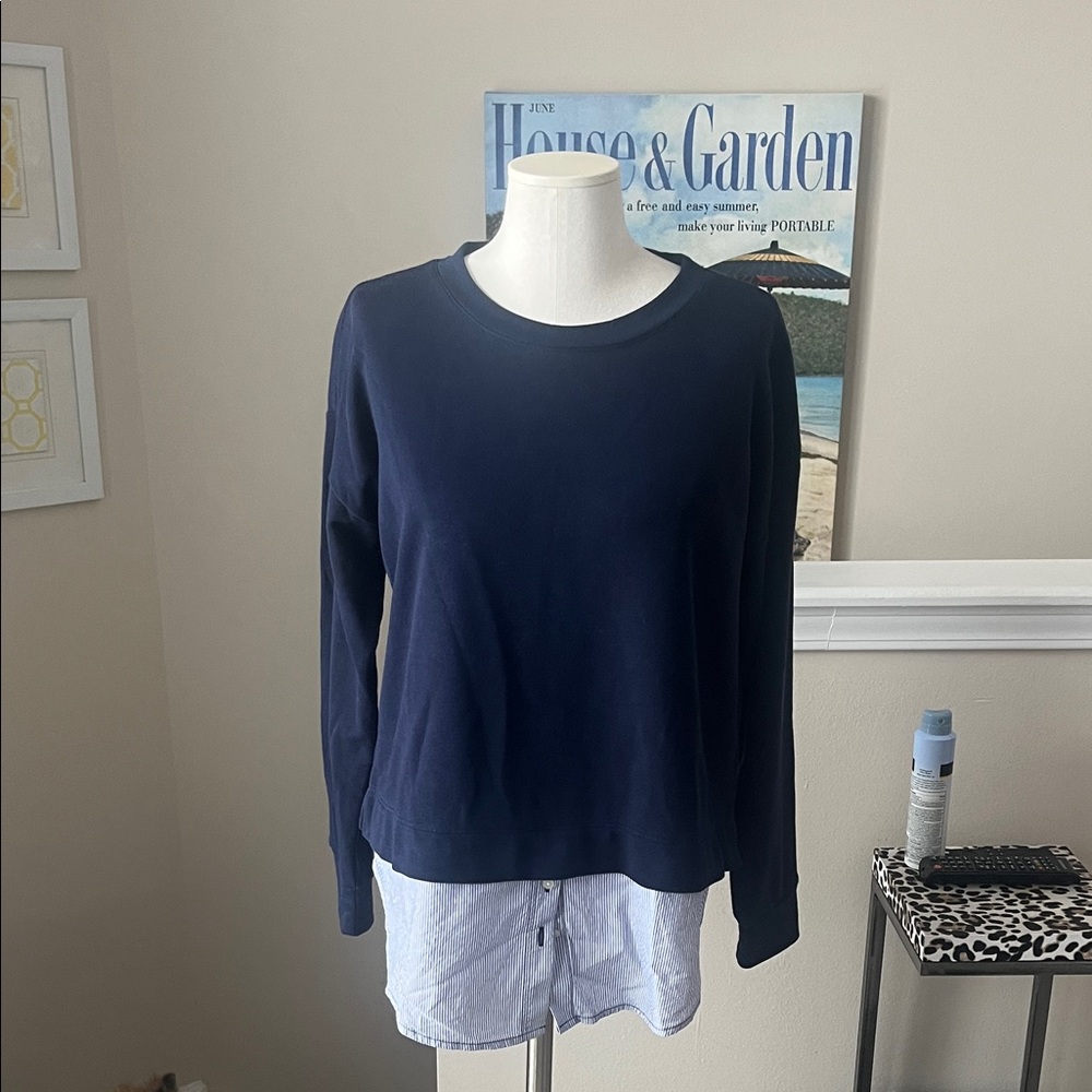 LOFT Dark Blue Women's Sweatshirt